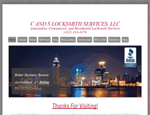 Tablet Screenshot of cslocksmithservices.com